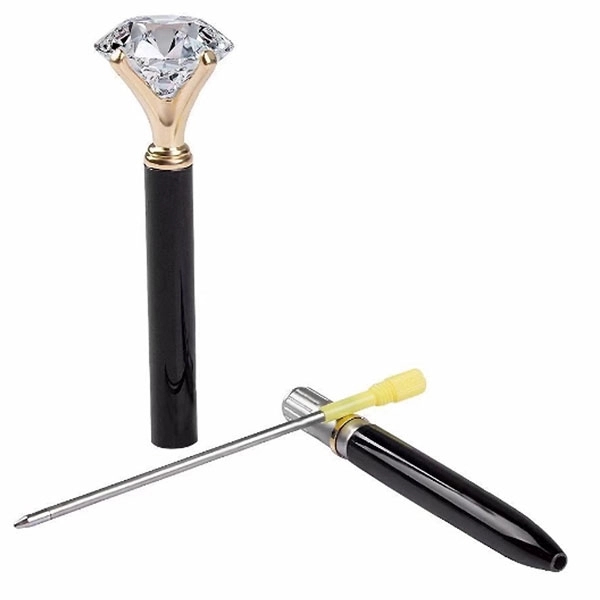 Big Crystal Diamond Metal Ballpoint Pen 1
