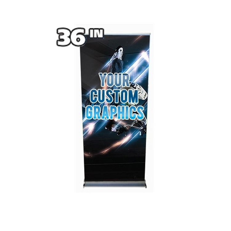 KingStep Retractable Banner 36inx84in Graphic 2