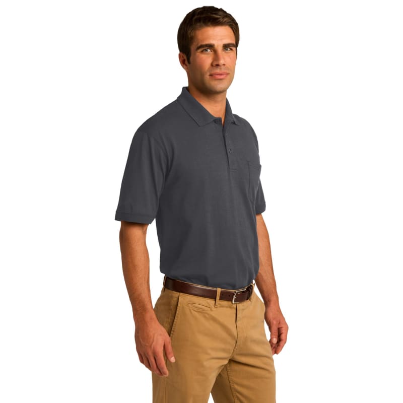 Port & Company Core Blend Jersey Knit Pocket Polo. 33