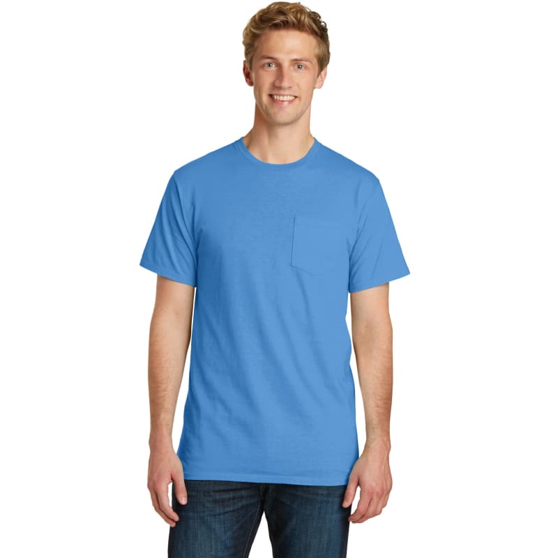 Port & Company Beach Wash Garment-Dyed Pocket Tee. 8