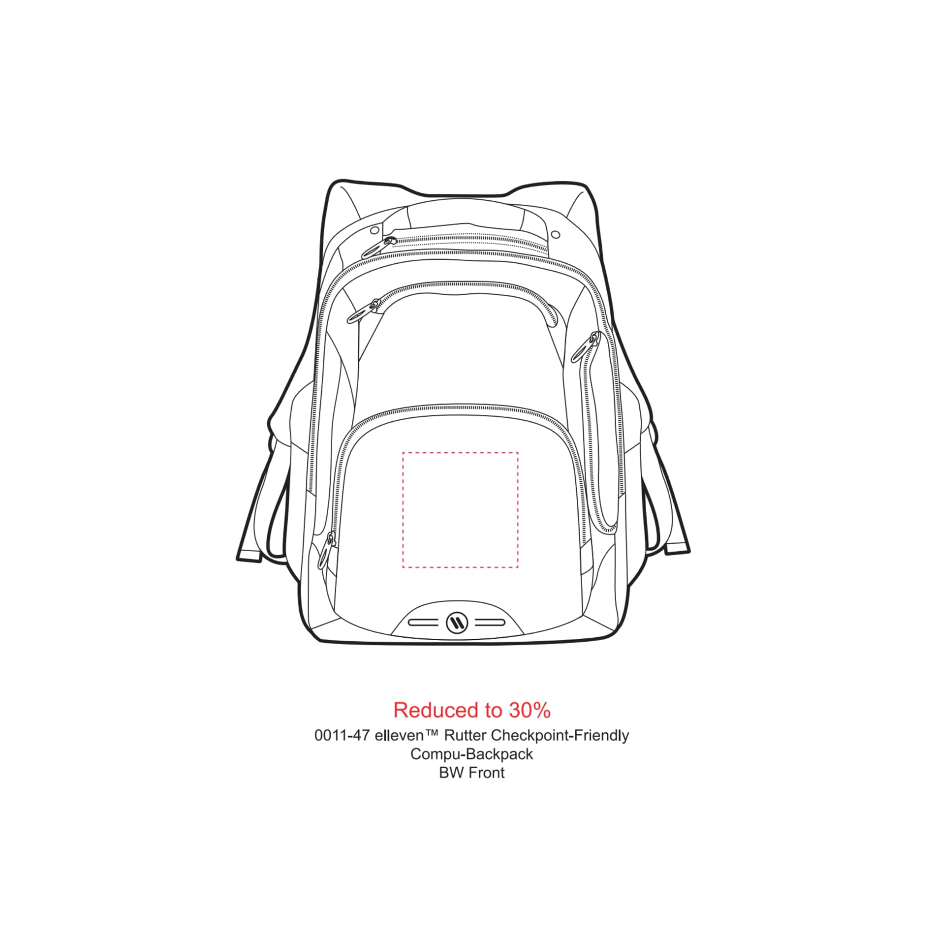 elleven™ Rutter TSA 17" Computer Backpack 47