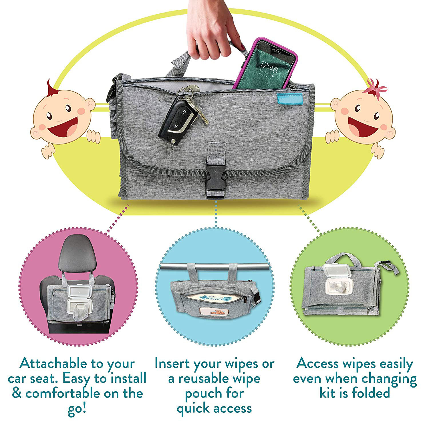 Multifunction Storage Bag For Baby 6
