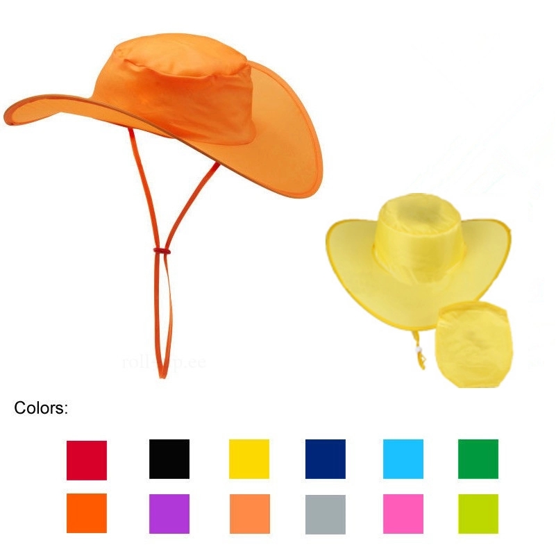 Folding Cowboy Hat With Pouch 1