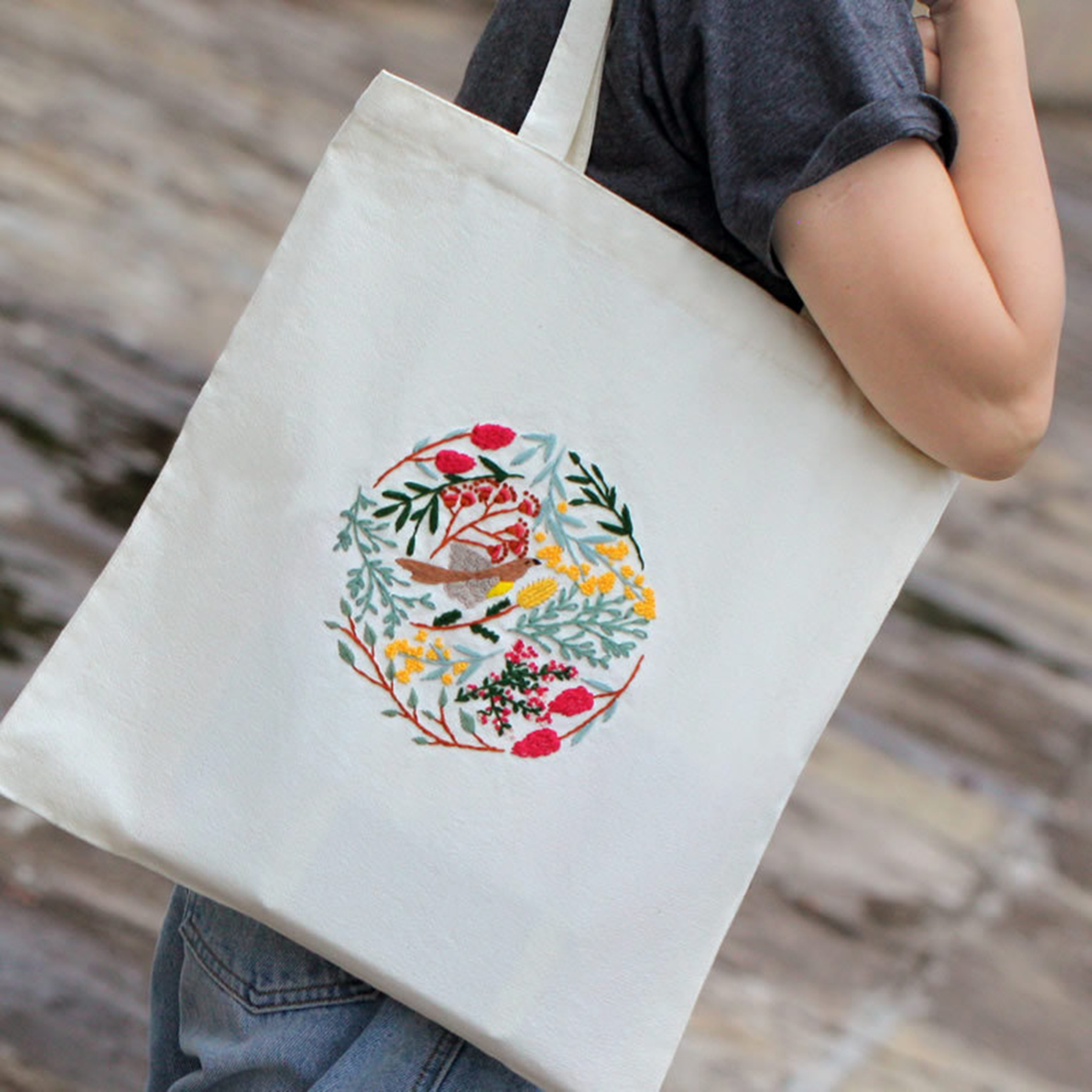 Cotton Fiber Tote Bags, custom tote bag with logo imprint 3