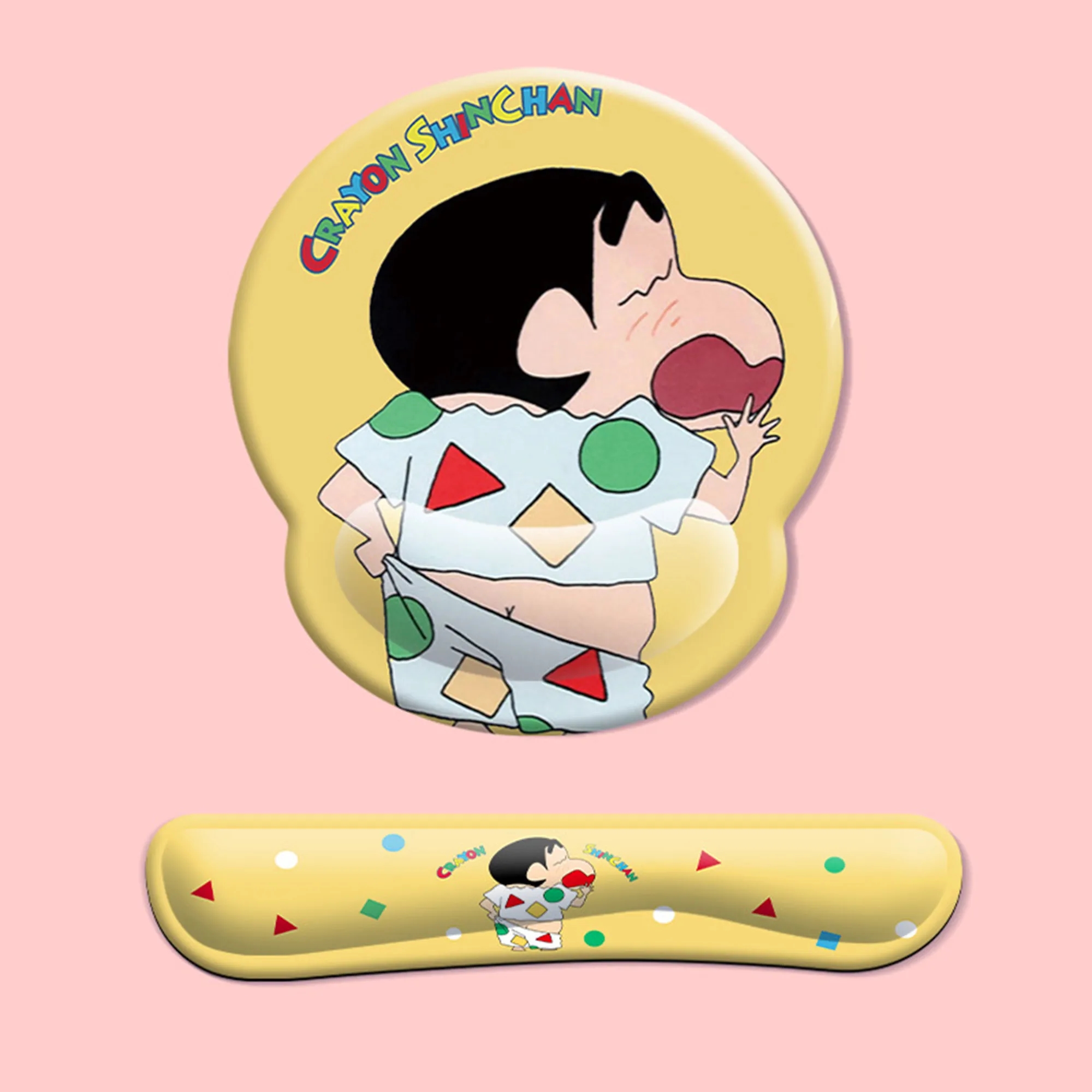 Ergonomic Two Piece Rubber Wrist Rest Mouse Pad Set 20
