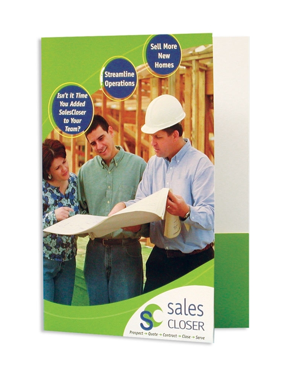 Mid-Size Presentation Folders with Two Pockets printed Full Color 4