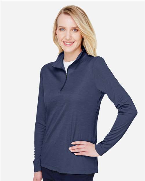 Women's Zone Sonic Heather Performance Quarter-Zip Pullover - TT31HW 58