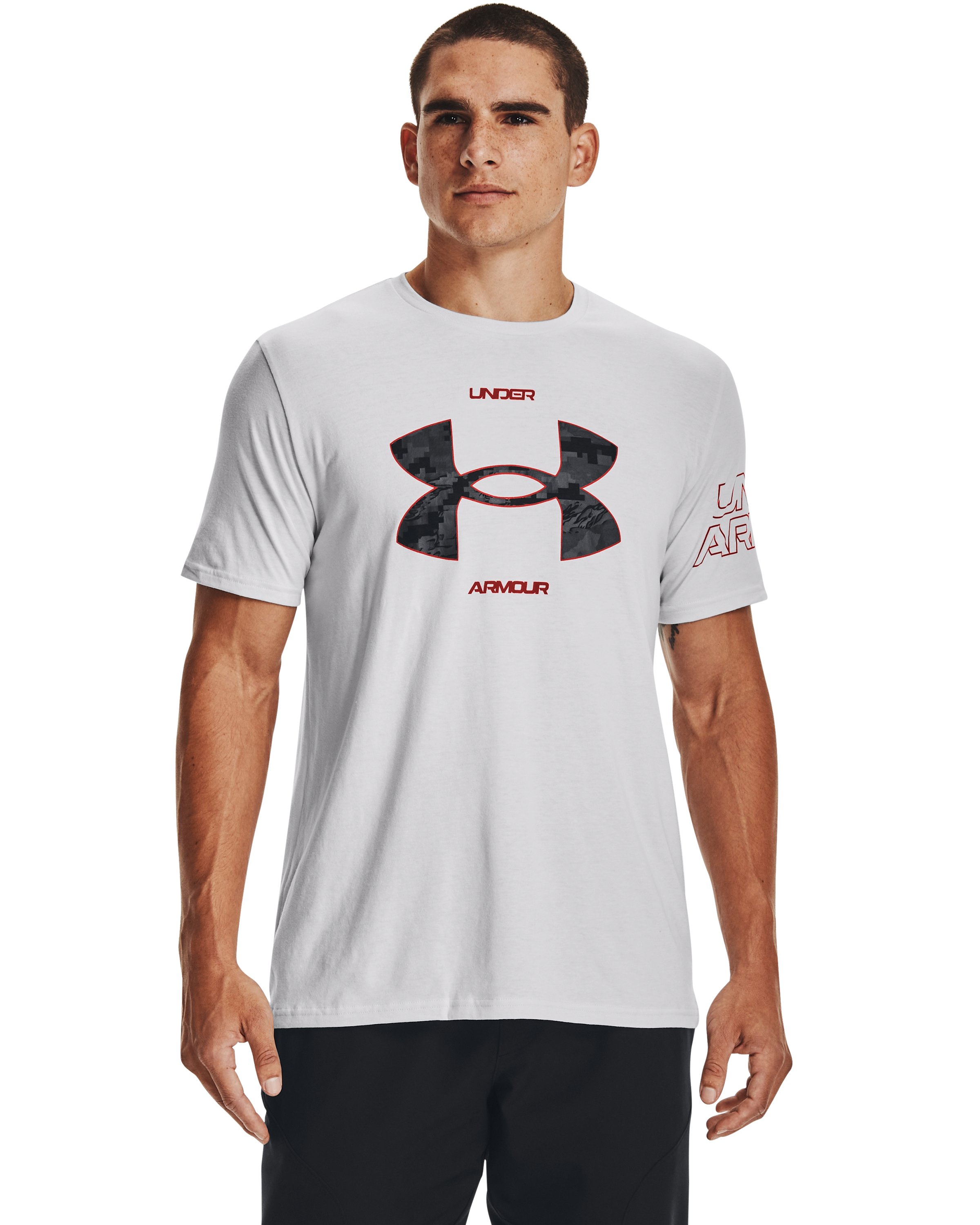 UA ABC Camo Fill Logo Men's Short Sleeve 4