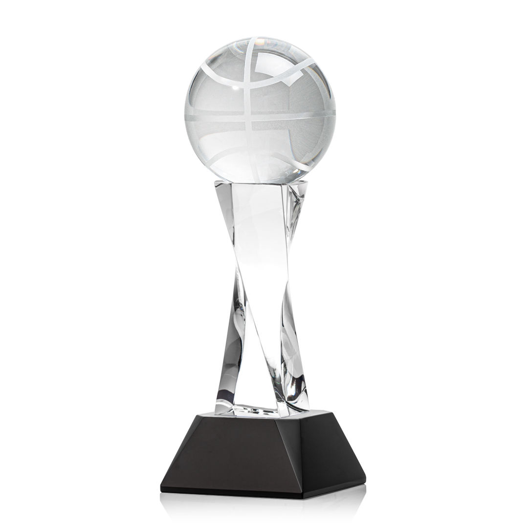 Basketball Award on Langport Base - Black 3