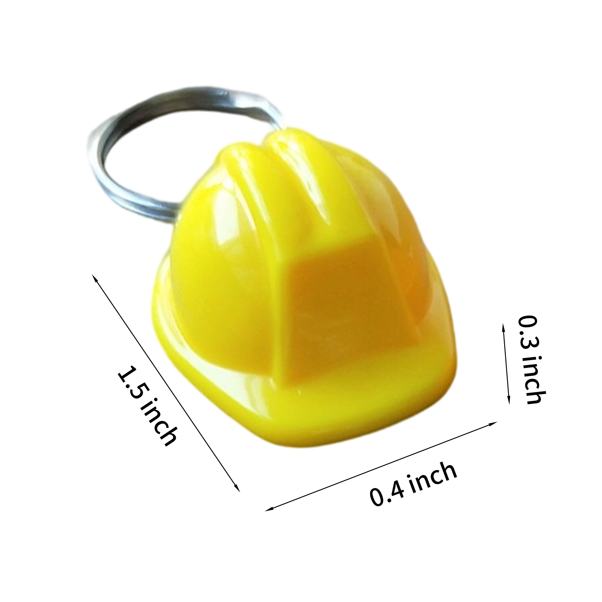 Mini Safety Helmet Key Chain 1.5" Accessory 7