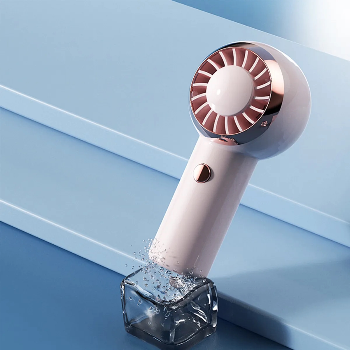 Mini Portable Mute Rechargeable USB Handheld Fan 3