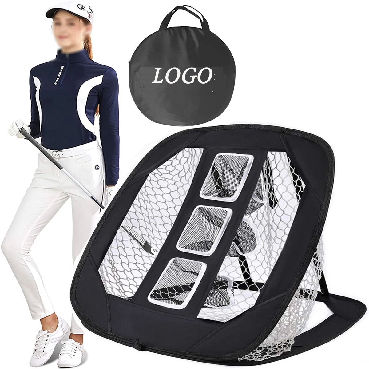 2 In 1 Golf Chipping Practice Net 3