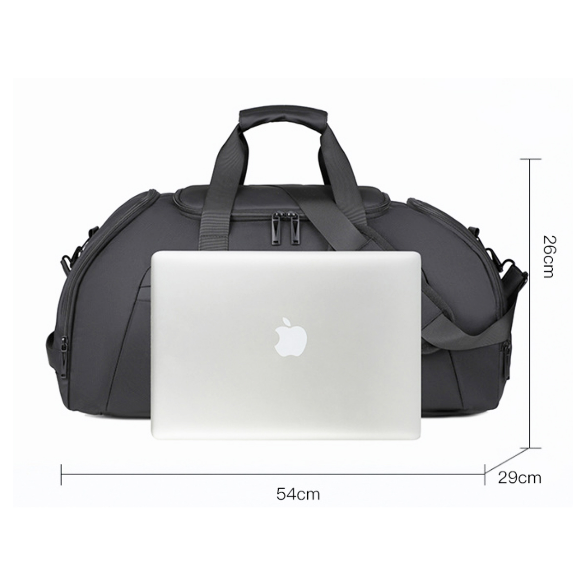 Travel Duffel Bag with Independent Shoe Compartment 10