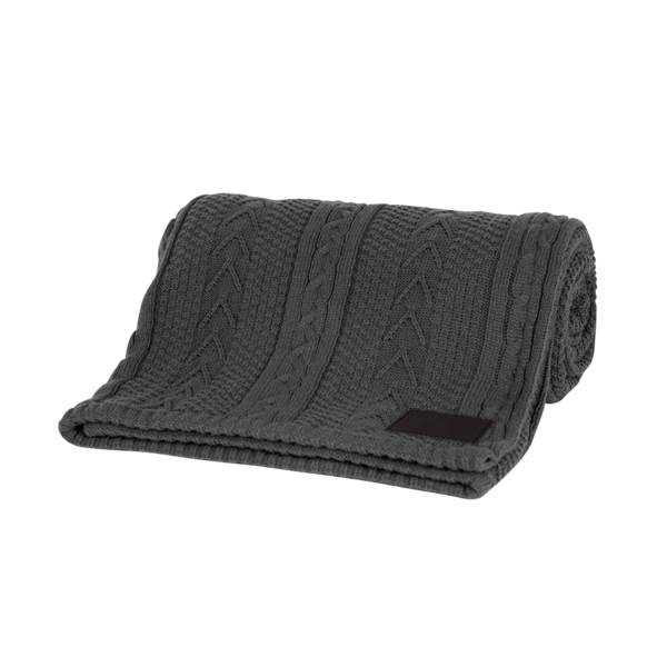 Cable Sherpa Blanket 55
