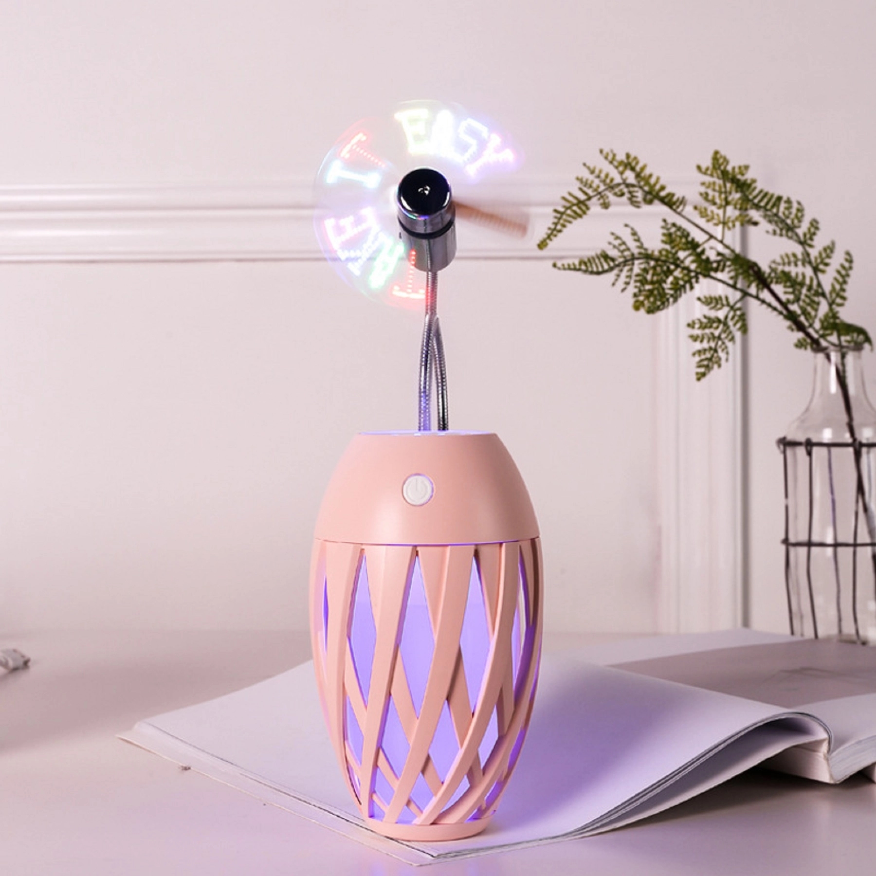 Olive Shape Humidifier with LED Colorful Light 7