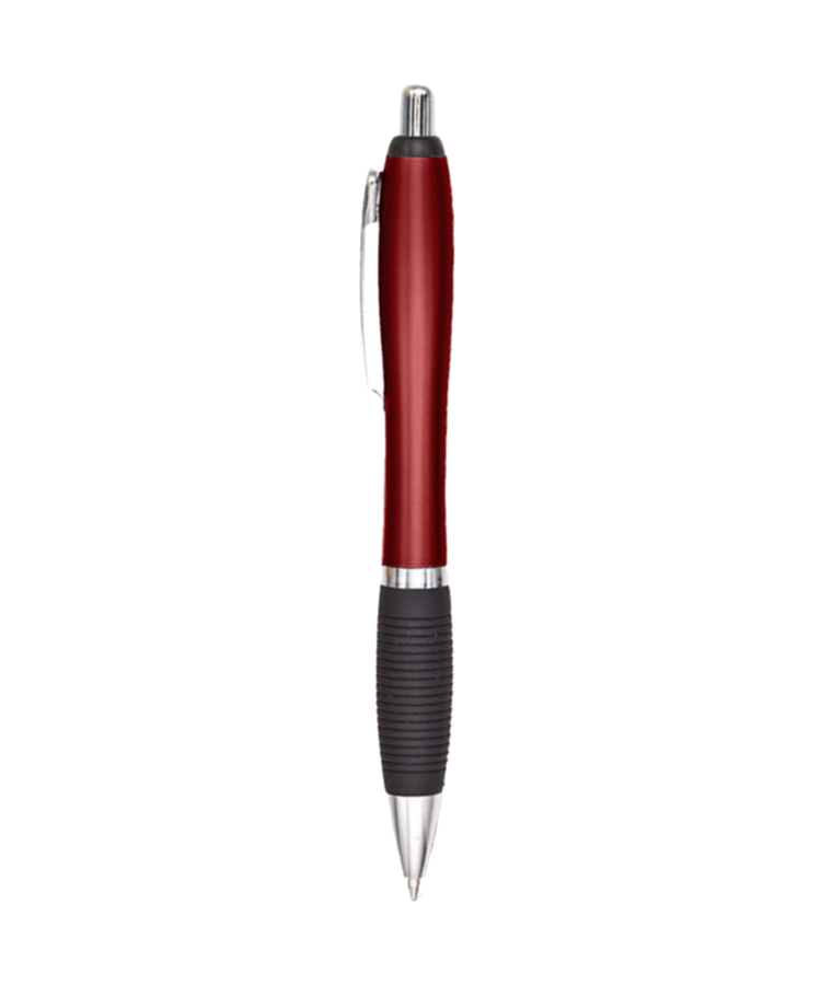 Union Printed - Contour Metallic Grip Click Pen 9