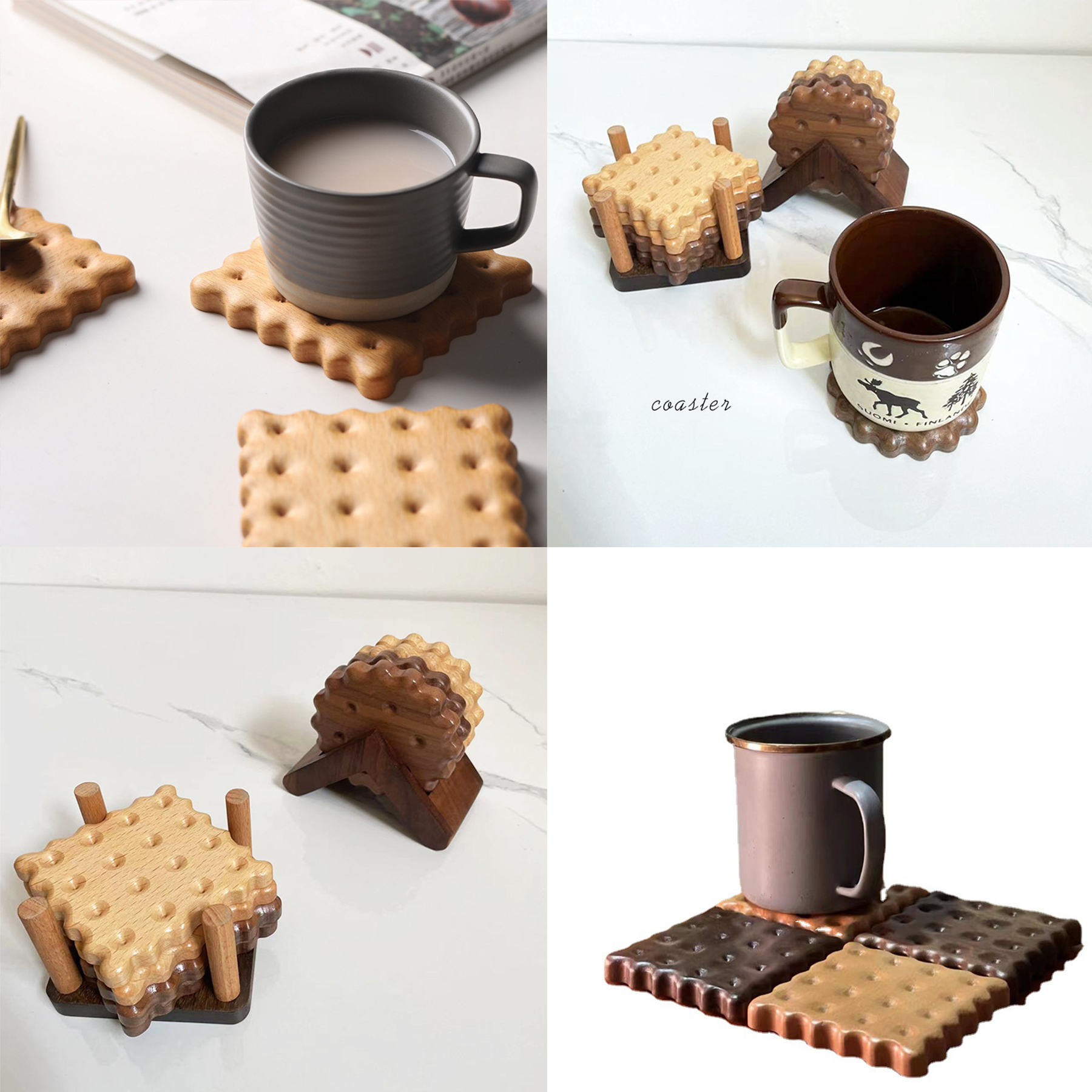 Wooden Cookie Coaster 2