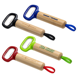 Pop Top Bamboo Bottle Opener 8