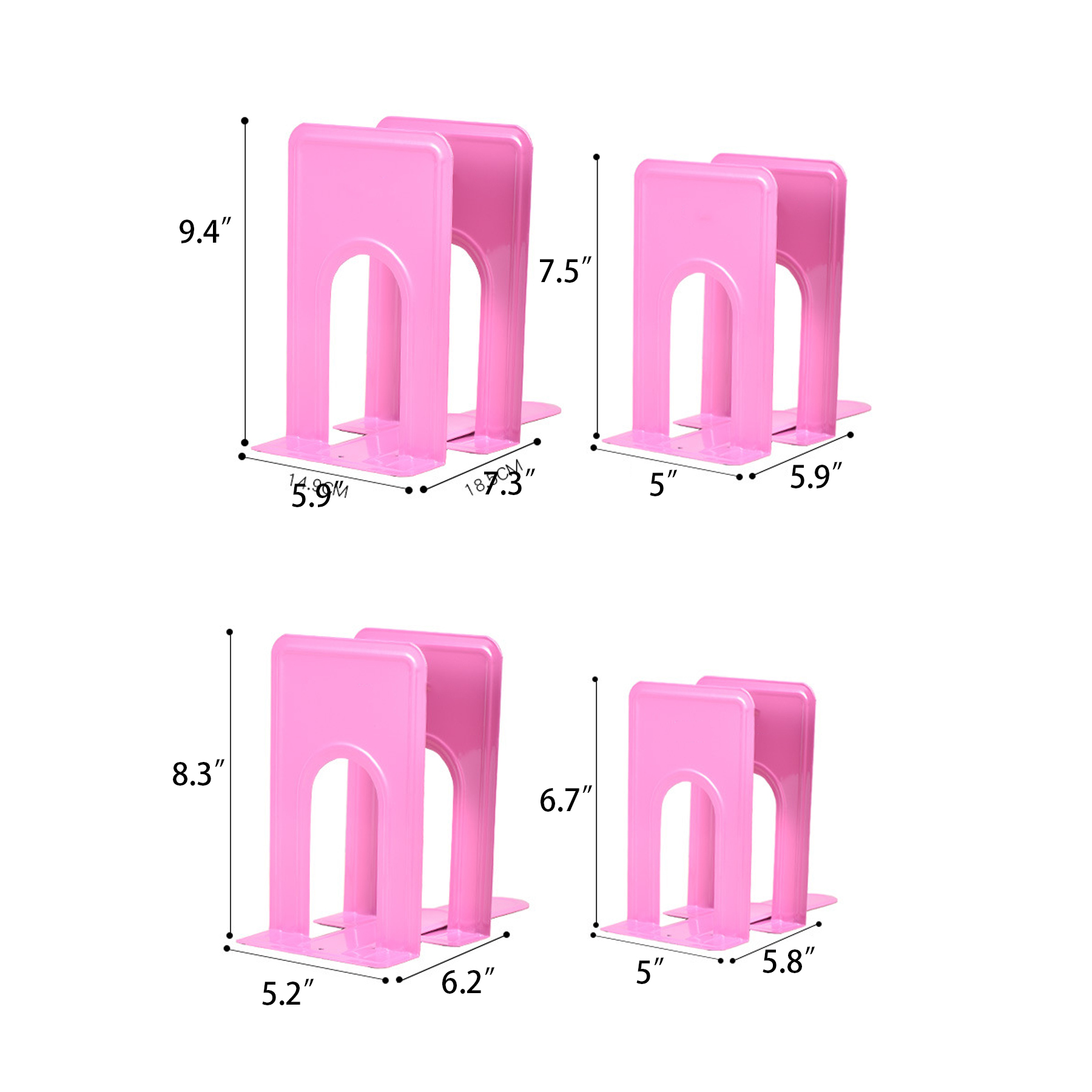 Non-Skid End to Hold Books 2