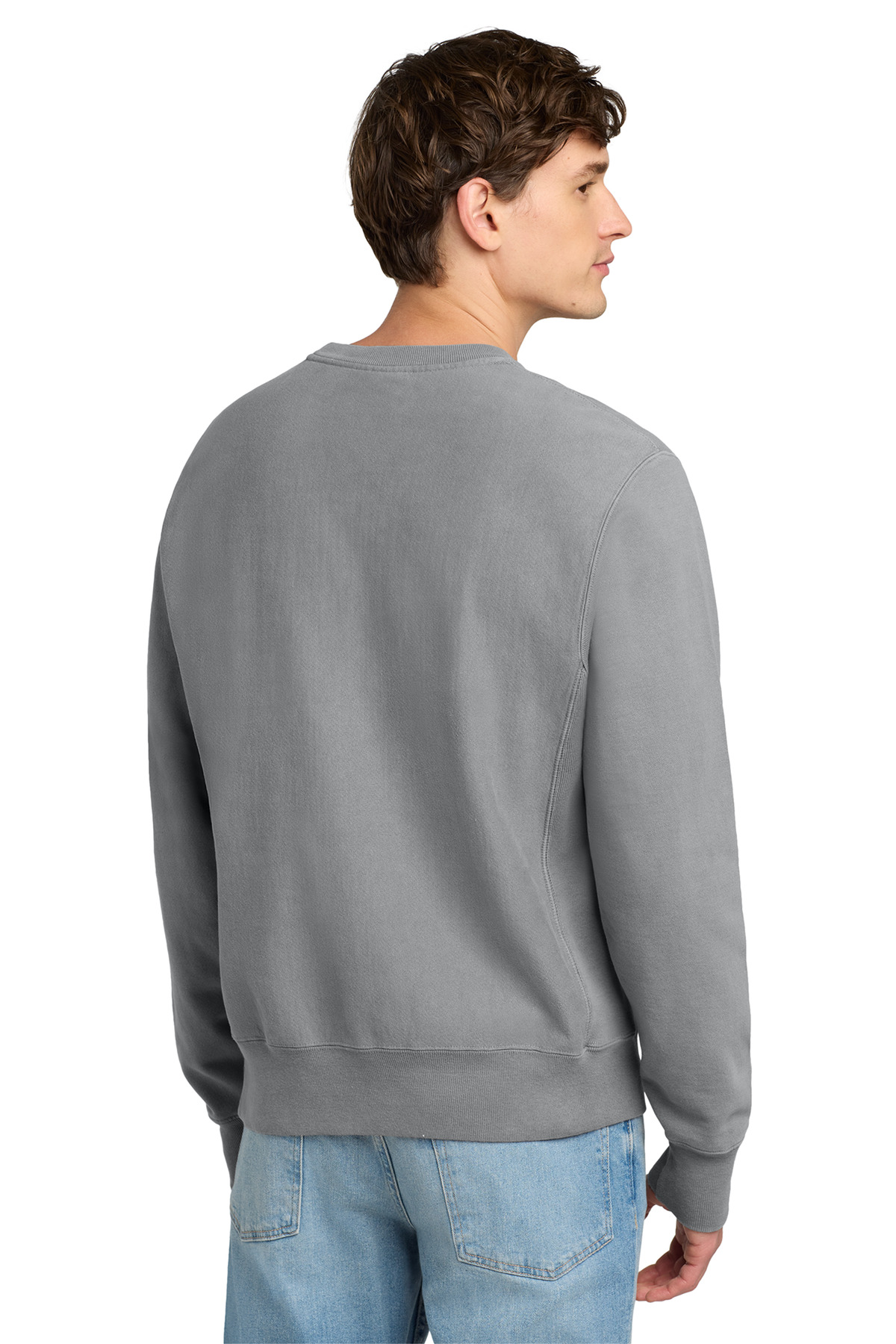 Champion Reverse Weave Garment-Dyed Crewneck Sweatshirt. GDS149 1