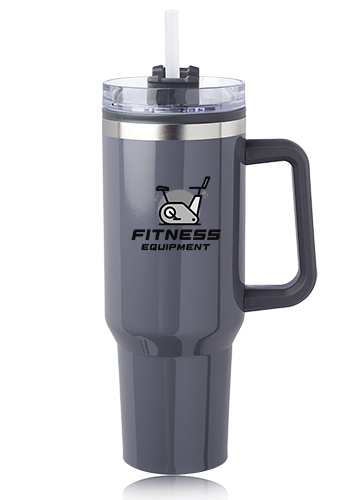40 oz. Hugo Plastic Interior Stainless Steel Travel Mugs 1