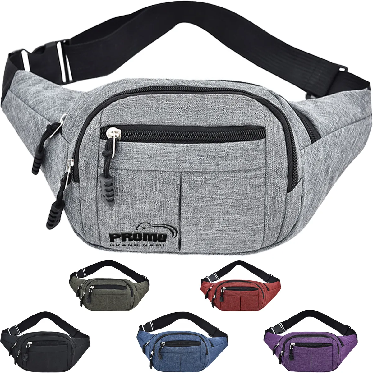 Hand-Free Waterproof Sports Waist Bag With Adjustable Strap 4