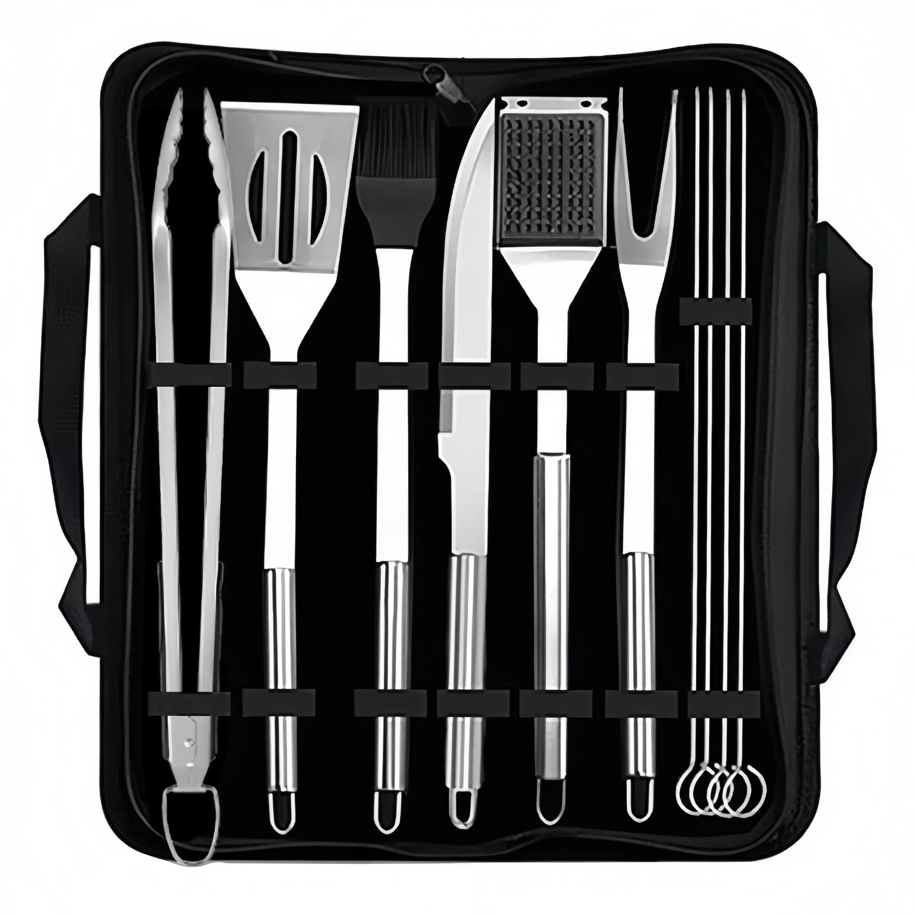 10pcs BBQ Grill Tool Set 6