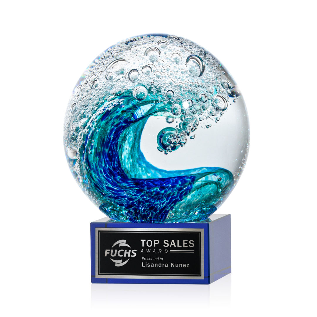 Surfside Award on Hancock Base - Blue 14