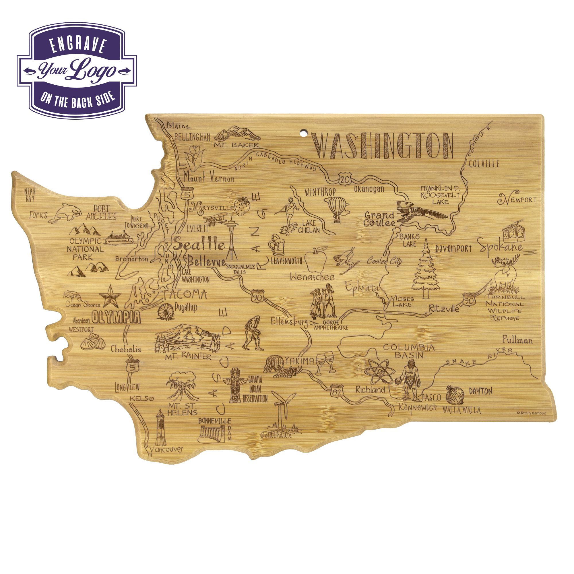 Destination Washington Cutting & Serving Board