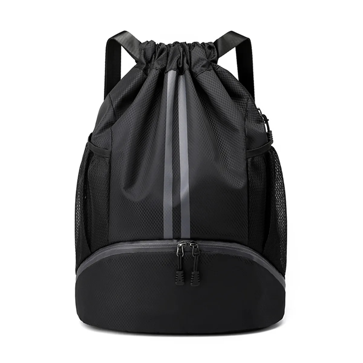 Drawstring Backpack with Shoe Compartment 2