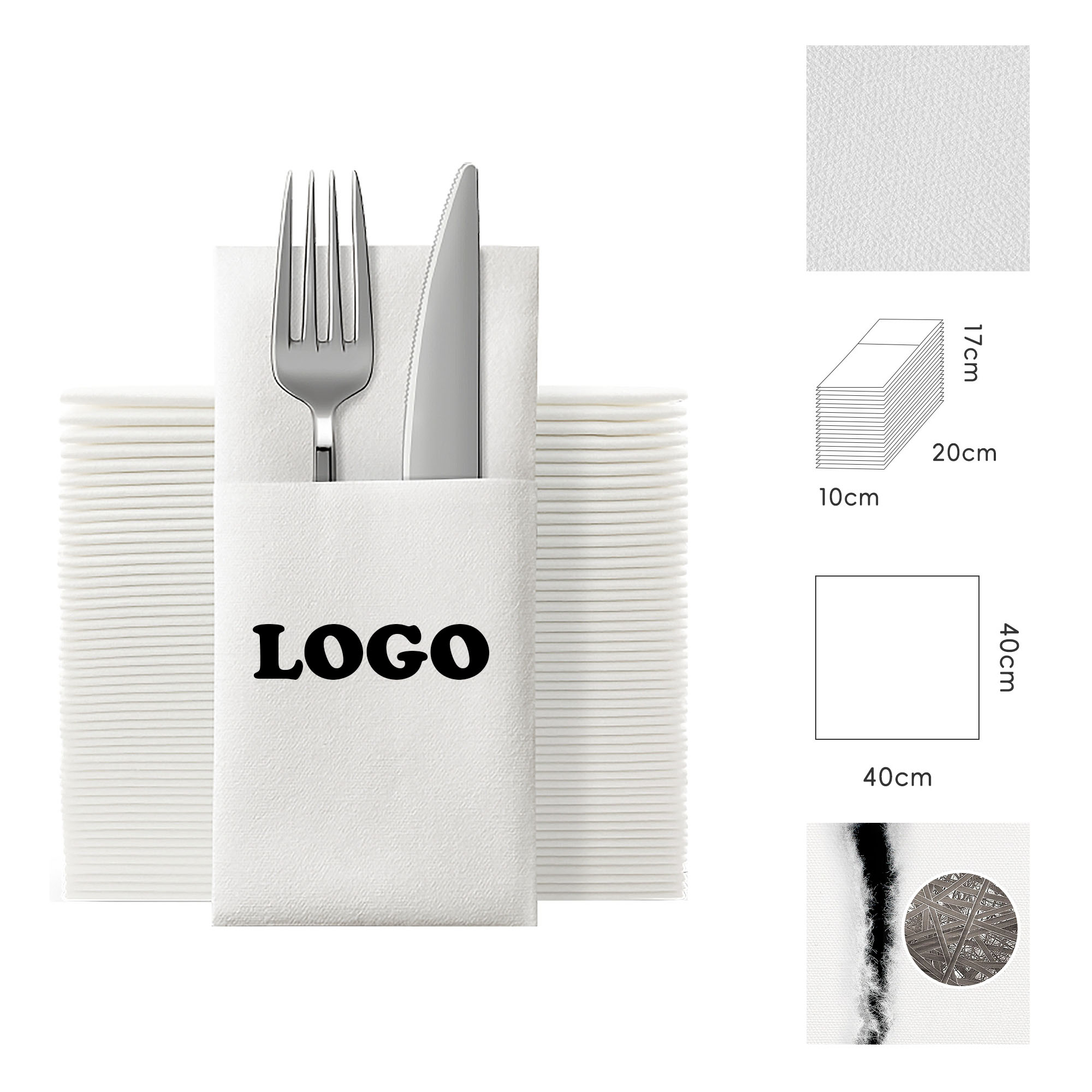 Disposable Cutlery Wrap 2