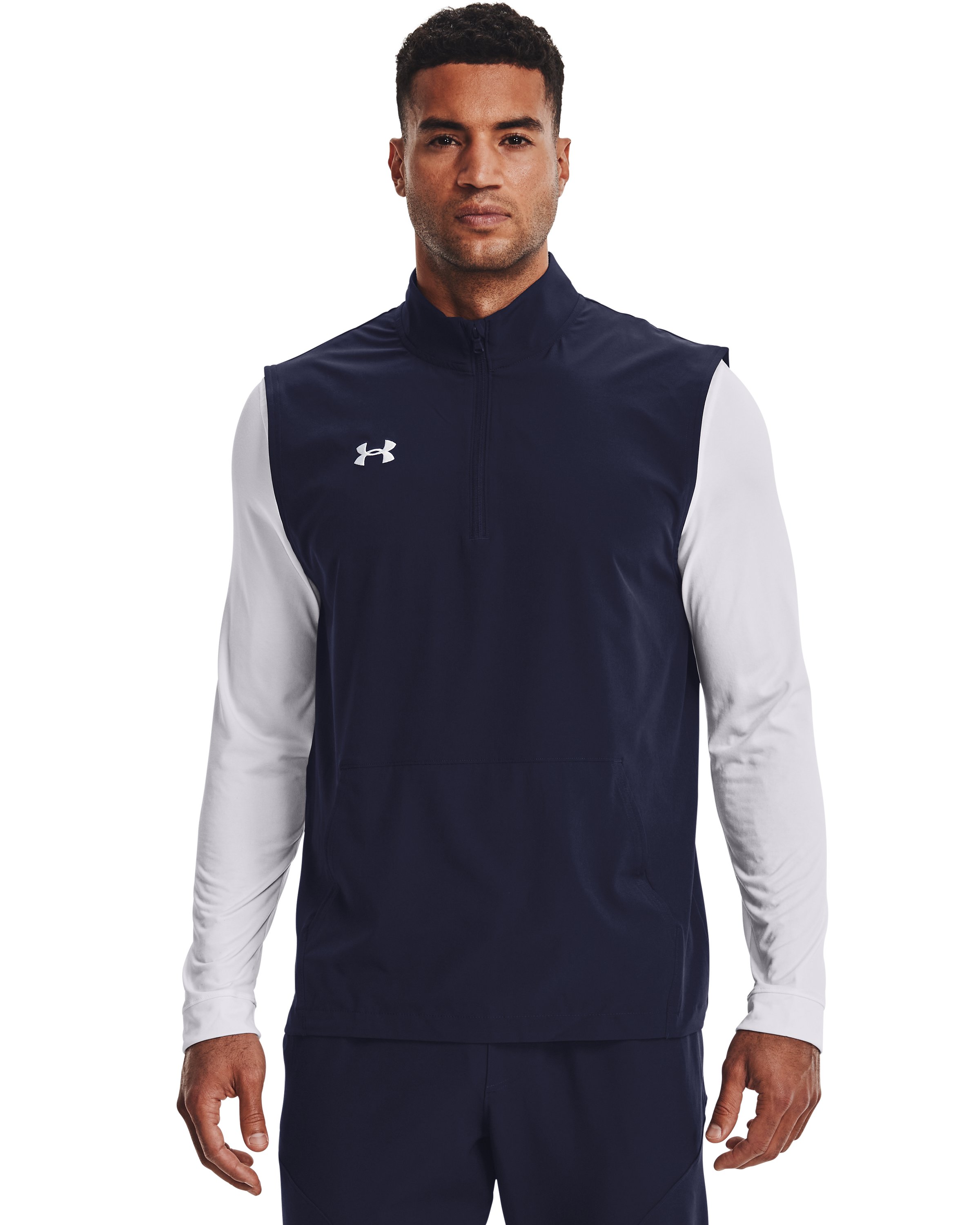 Men's UA Squad Coach's Sleeveless  Zip  5
