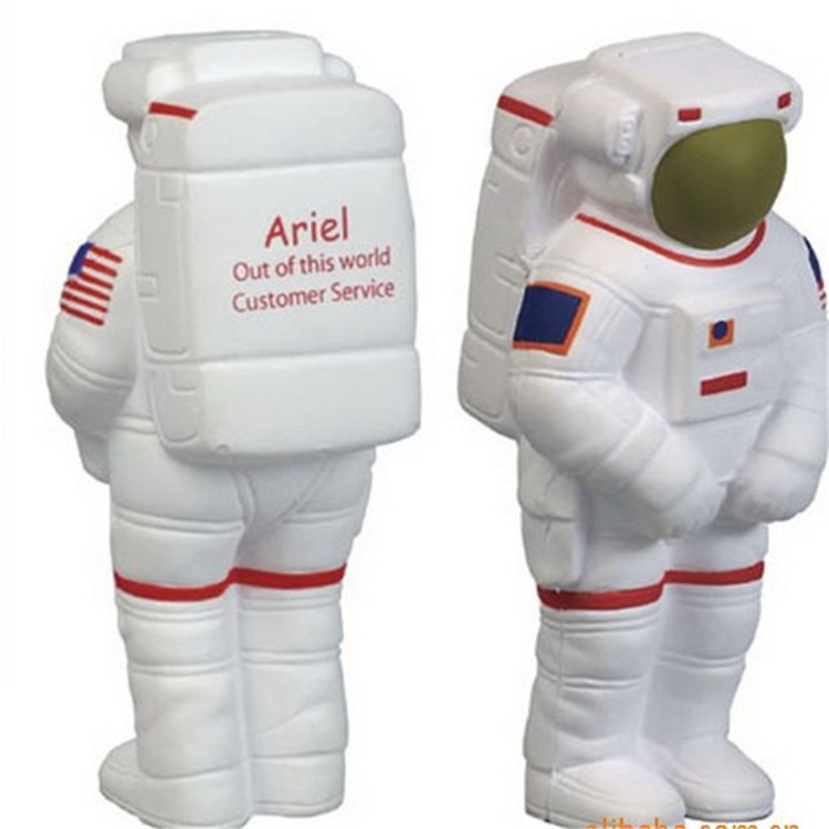 Astronaut-shaped PU Stress Ball 1