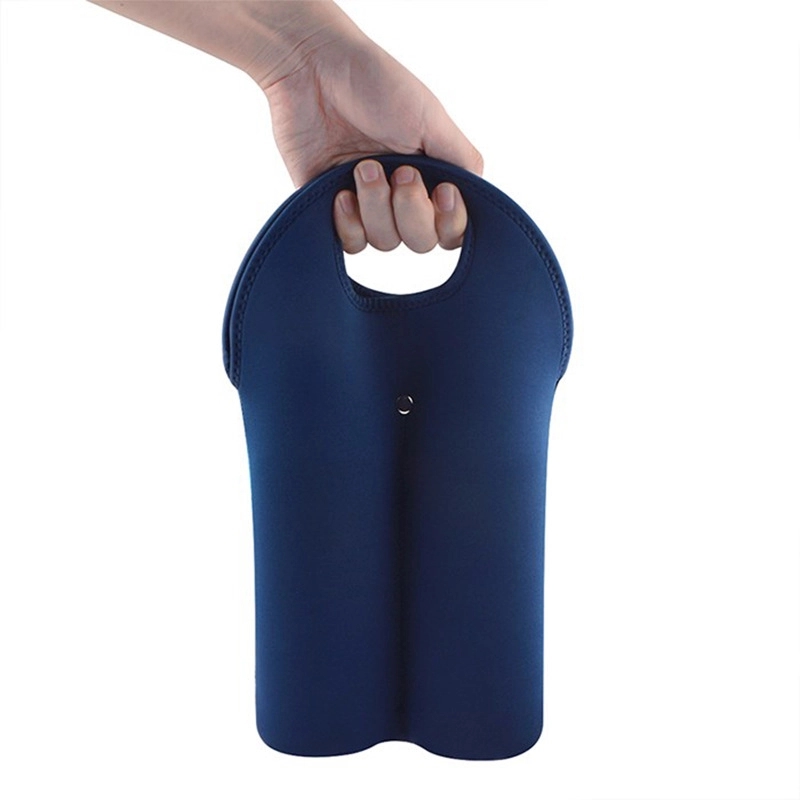 2 Bottle Insulated Neoprene Wine Carrier Tote Bag 7