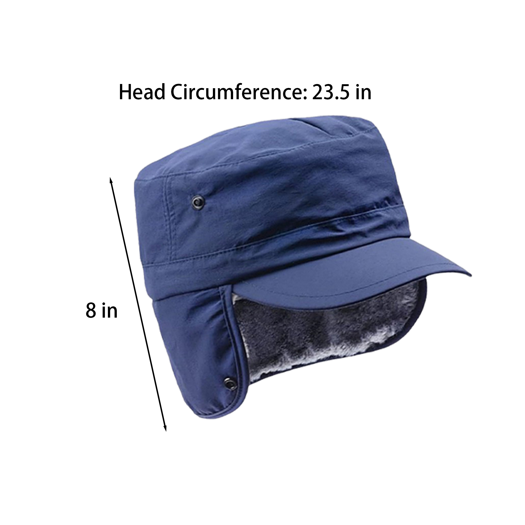 Nylon Winter Insulated Ear Flap Cap 1