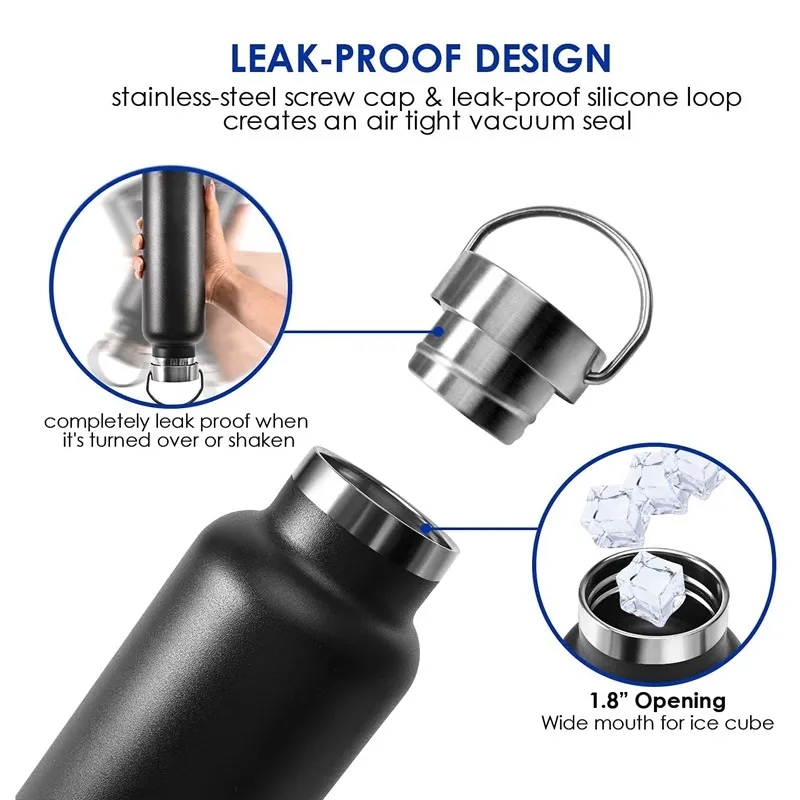 Vacuum Insulated Stainless Steel Water Bottle 12OZ 2