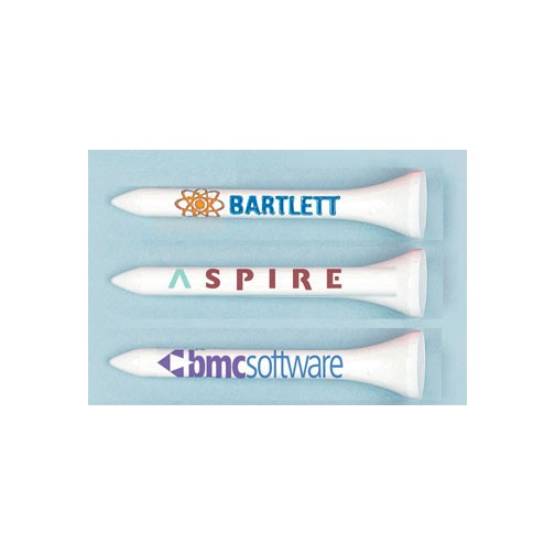 2- Color Logo Imprint Golf Tees (2 1/8") 1