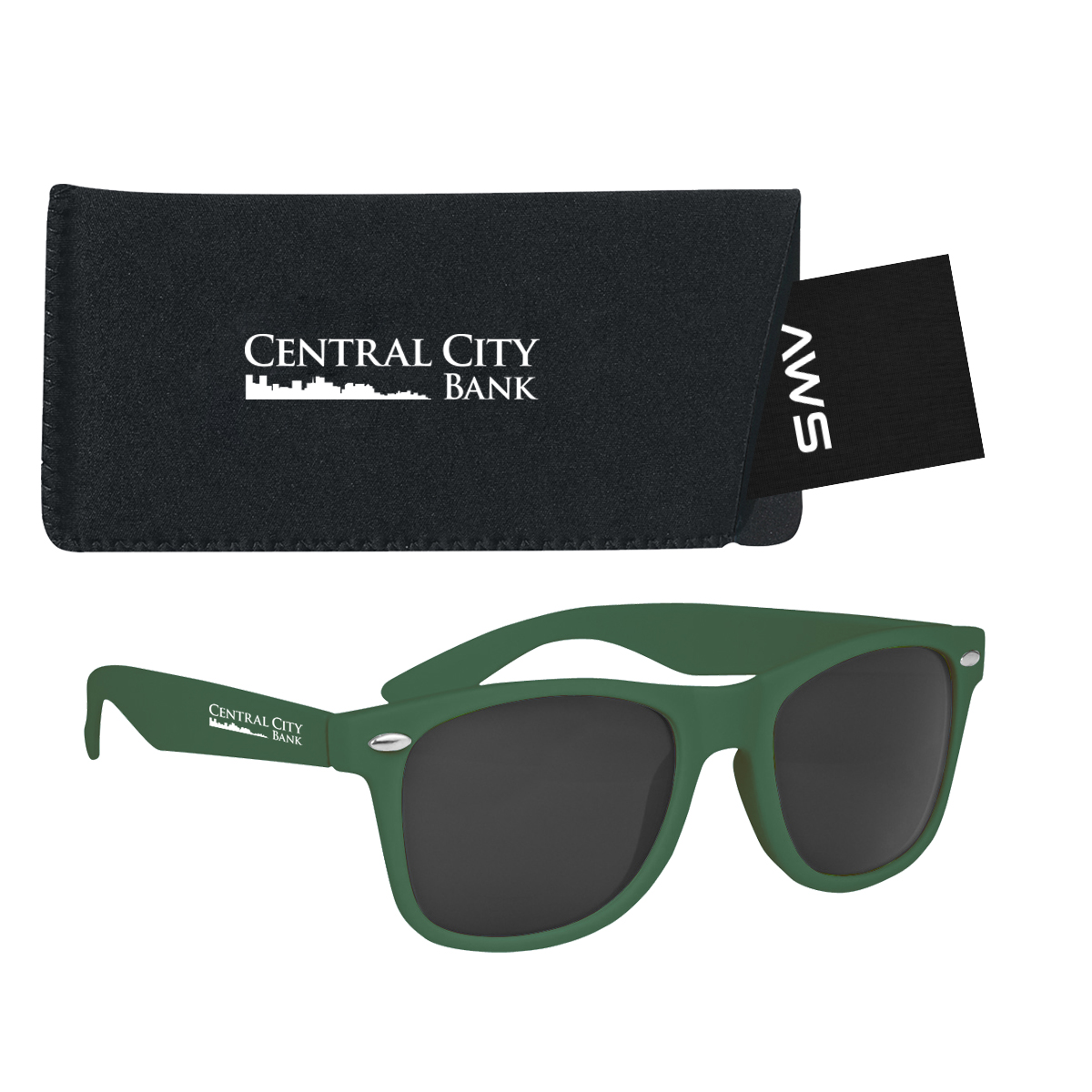 Aws Velvet Touch Malibu Sunglasses With Pouch & Hang Tag 22