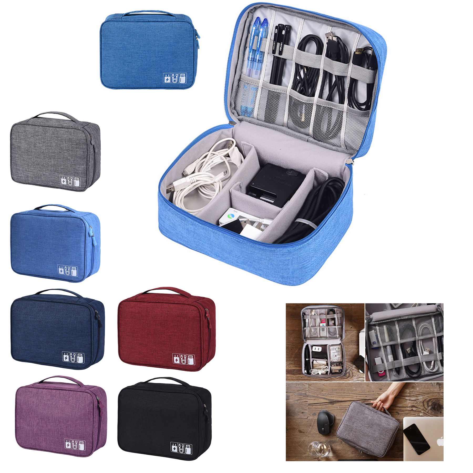 Electronic Travel Universal Cable Organizer 1