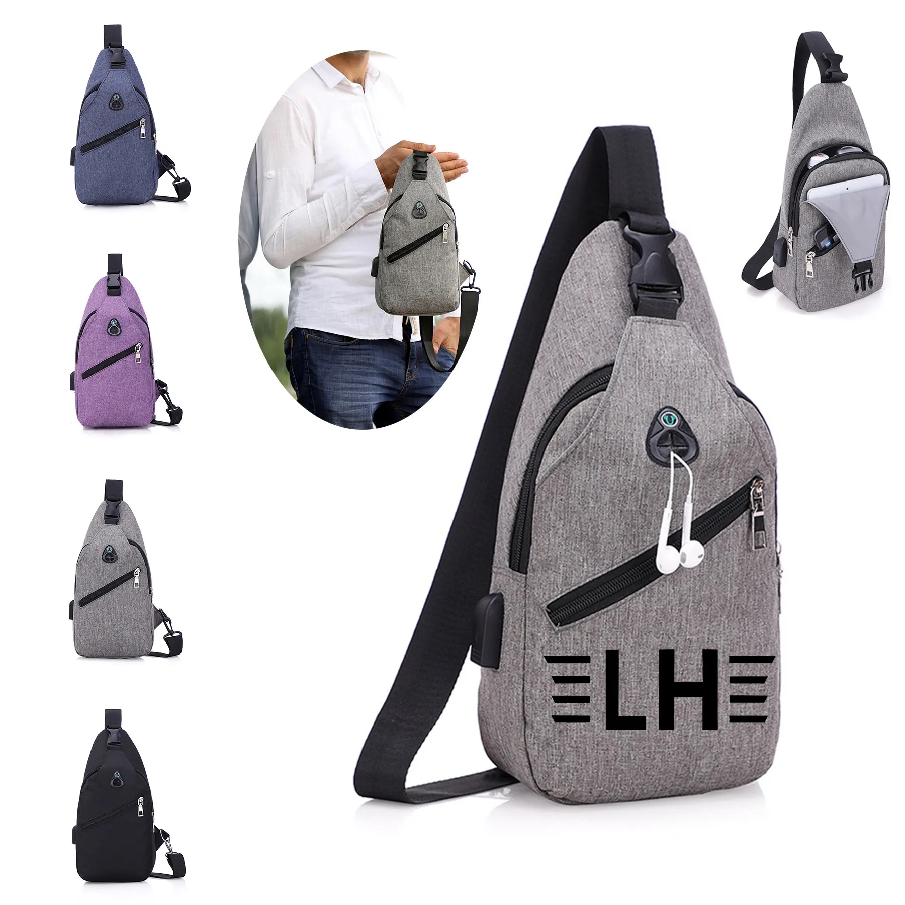 Fashionable Crossbody Chest Bag 2