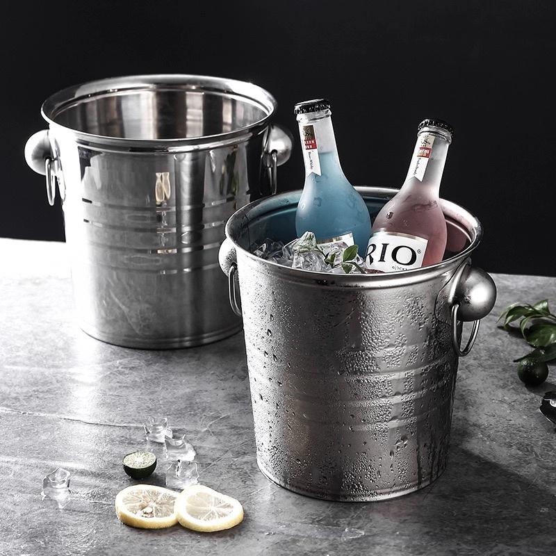 5 Quarts Stainless Steel Champagne Bucket 2