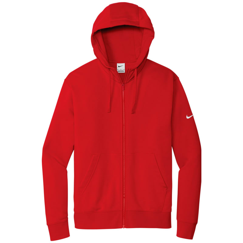 Nike Club Fleece Sleeve Swoosh Full-Zip Hoodie, custom hoodie or sweatshirt with logo imprint 7