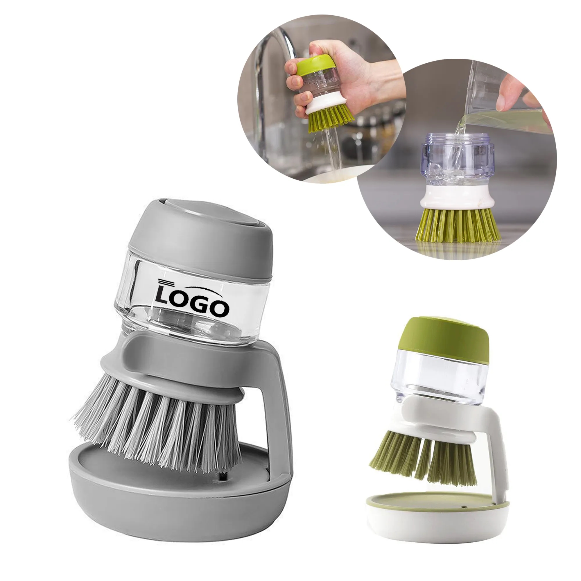 Kitchen Cleaning Dish Washing Brush 4