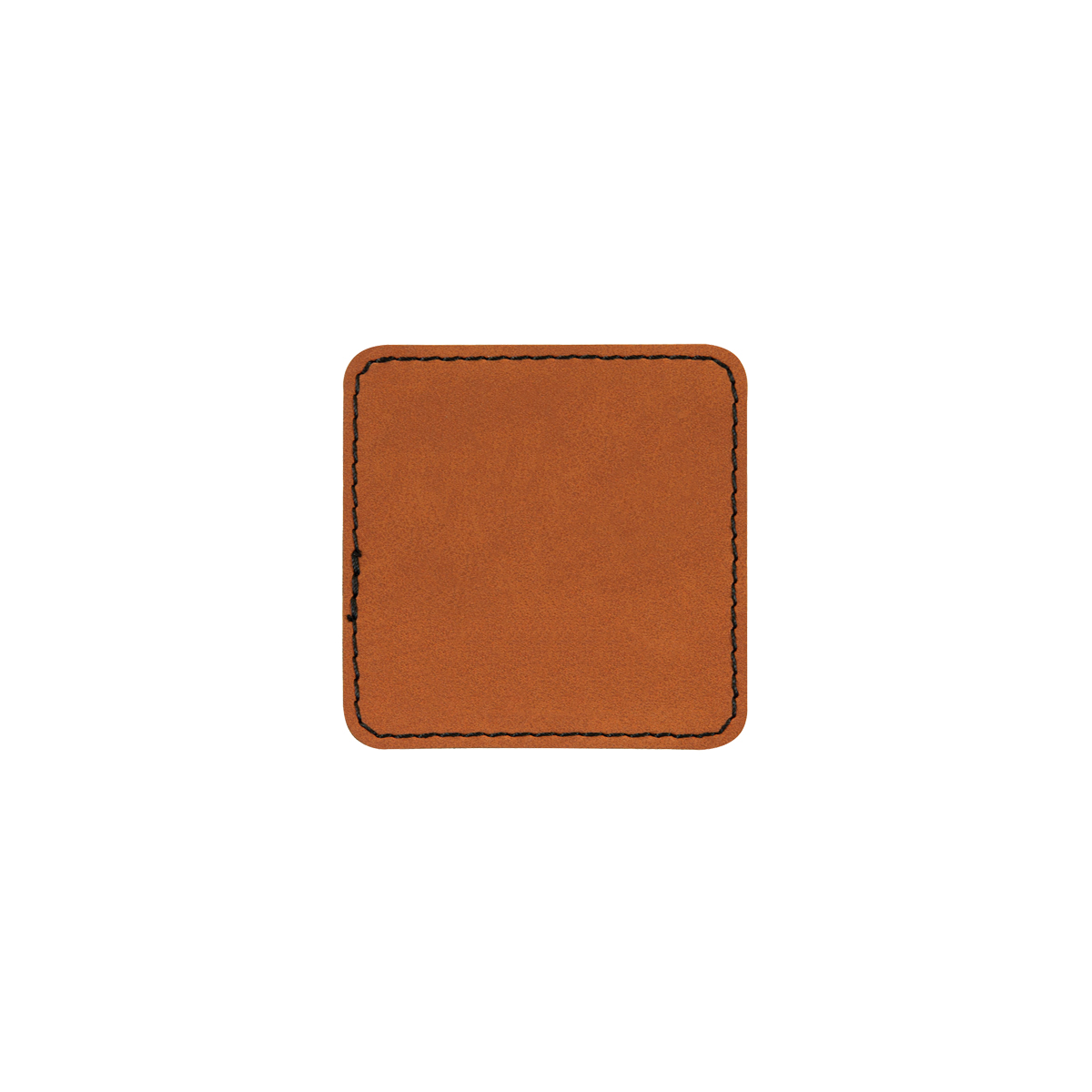 2" Rawhide Leatherette Square Patch with Adhesive 2