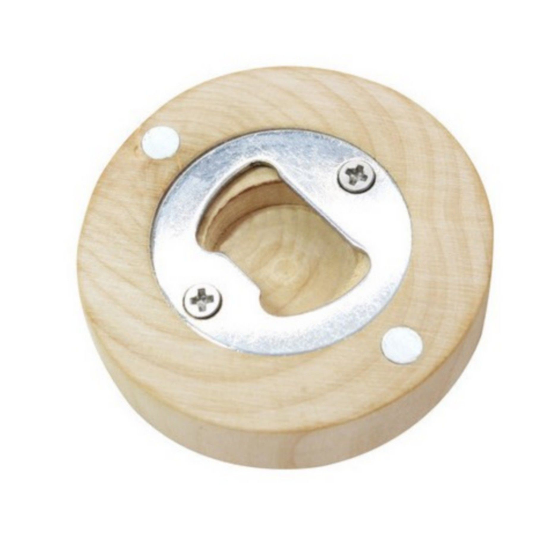2 In 1 Beer Bottle Opener Wooden Magnetic Fridge Magnet 2
