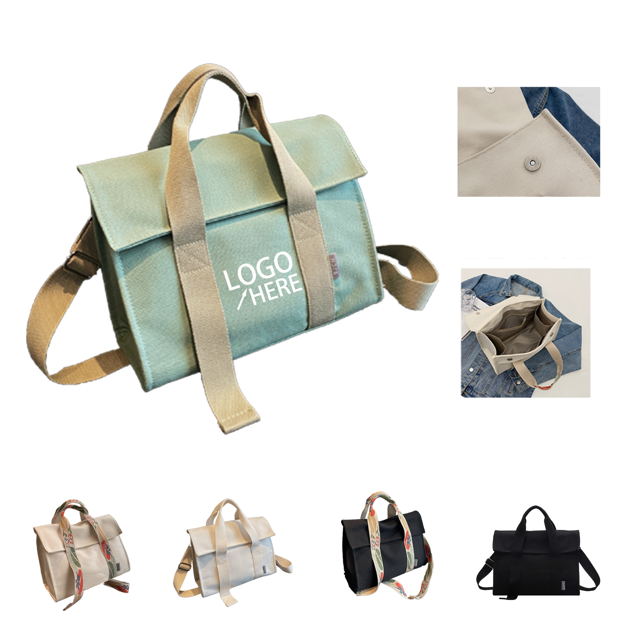 Artistic Canvas Shopping Bag 3