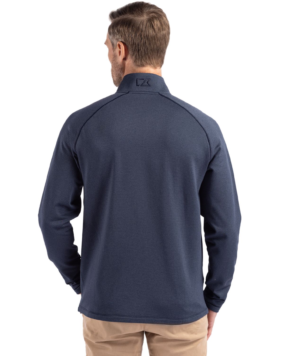 Cutter & Buck Peshastin Recycled Grid Fleece Mens Full Zip Jacket 24