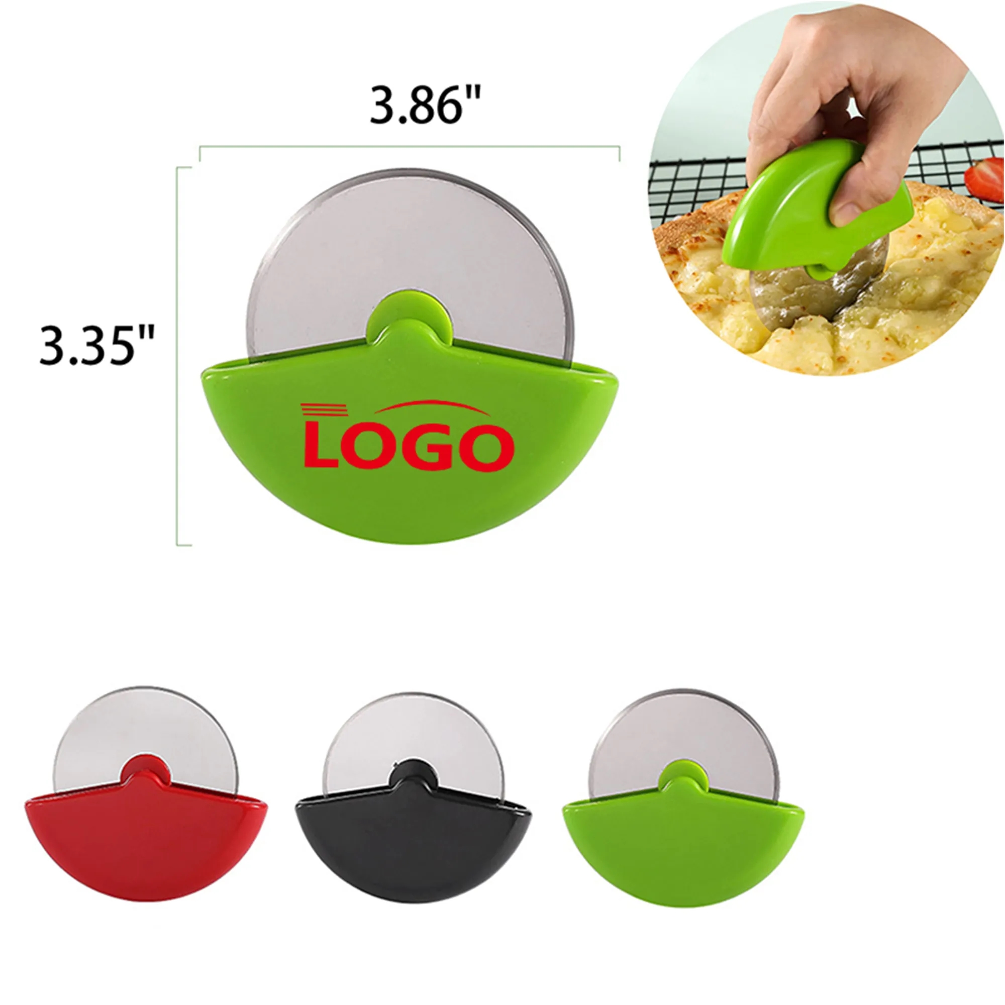 Stainless Steel Pizza Cutter 1