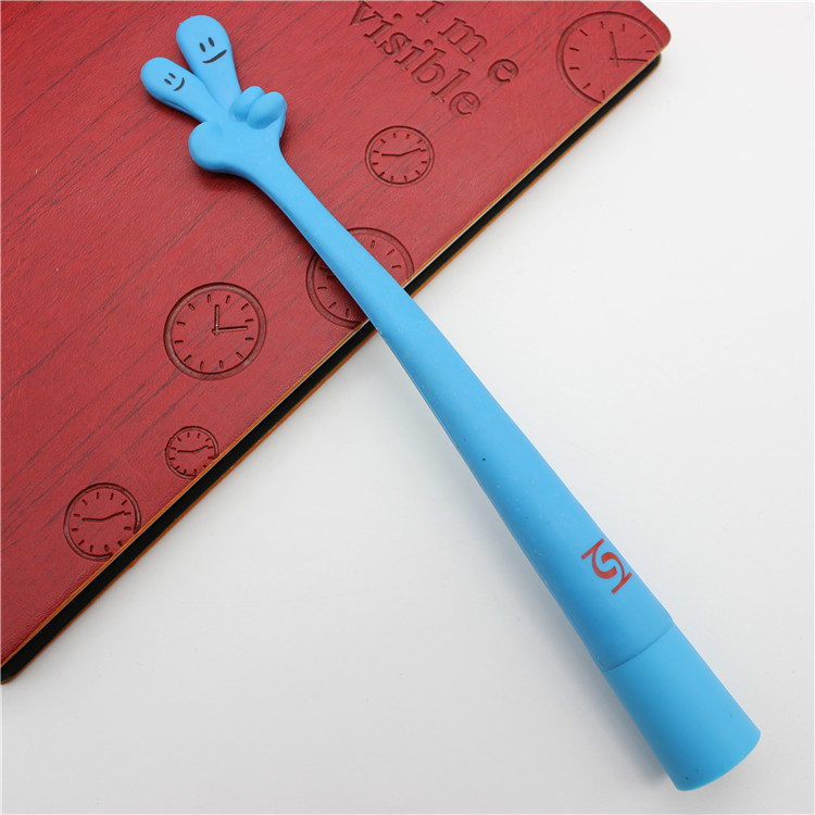 Funny Bending Hand Sign Ballpoint Pens for School Office 1