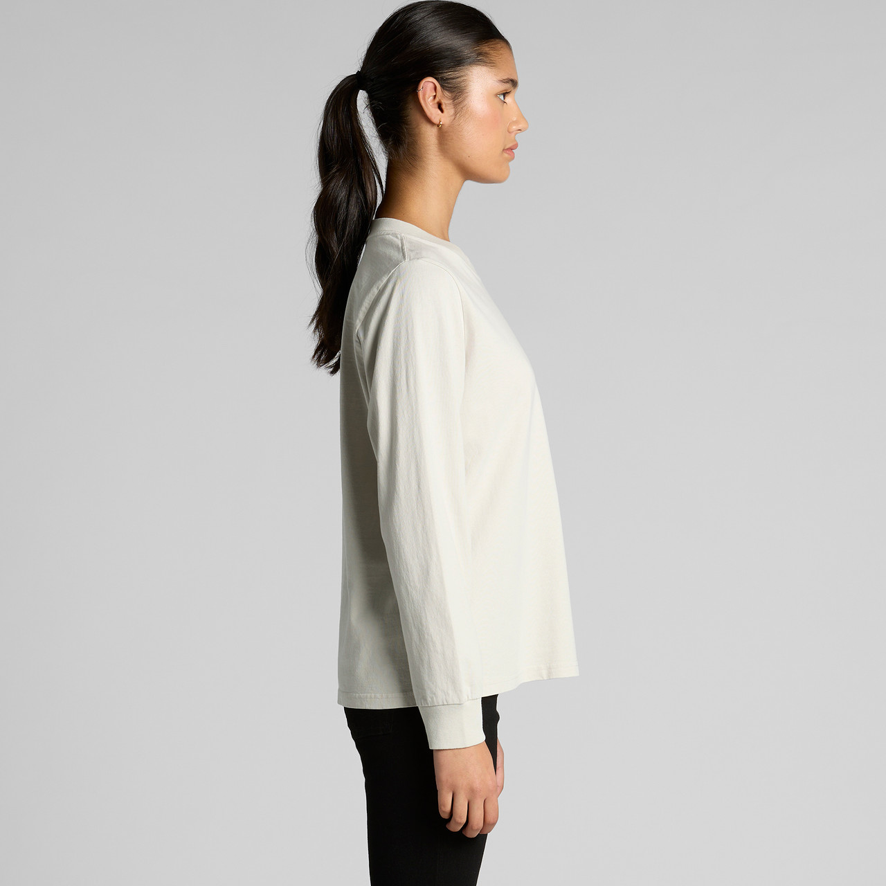 Wo's Heavy Faded L/S Tee | 4083 4